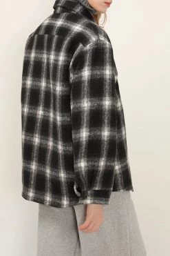 STORETS CLOTHING Cali Oversized Check Shacket