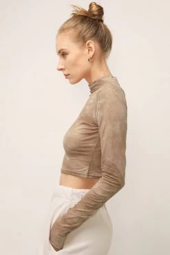 STORETS Alexa Tie Dye High Neck Top