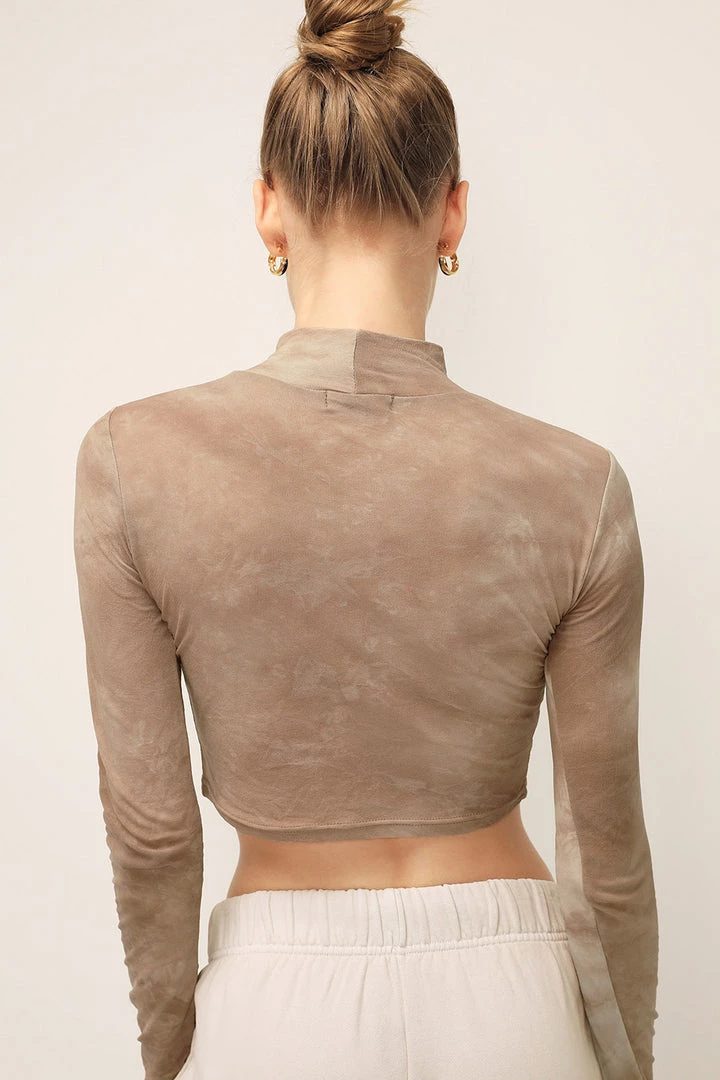STORETS Alexa Tie Dye High Neck Top