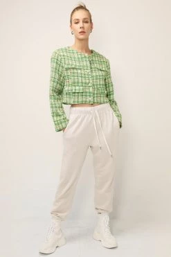 STORETS SALE CLOTHING Ellie Tweed Cropped Jacket