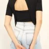 STORETS Ashley Cutout Back T-shirt CLOTHING