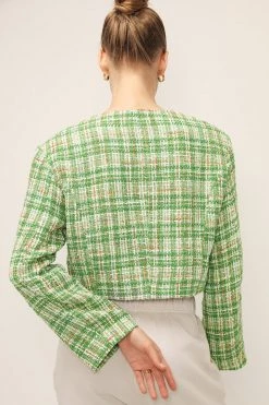 STORETS SALE CLOTHING Ellie Tweed Cropped Jacket