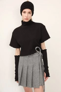 STORETS Bailey Pleated Wrap Skirt
