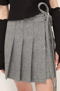 STORETS Bailey Pleated Wrap Skirt