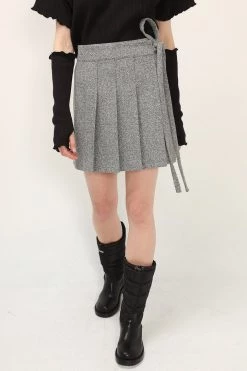STORETS Bailey Pleated Wrap Skirt