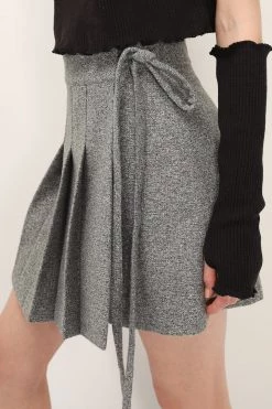 STORETS Bailey Pleated Wrap Skirt