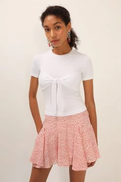 STORETS Emily Sweetheart Ruffled Skort CLOTHING