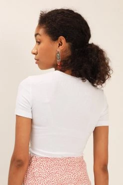 STORETS Noemi Tied Bust Top