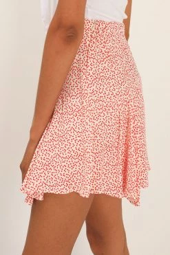 STORETS Emily Sweetheart Ruffled Skort CLOTHING