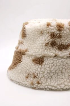 STORETS ACCESSORIES Sara Dalmatian Fluffy Bucket Hat