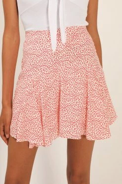 STORETS Emily Sweetheart Ruffled Skort CLOTHING