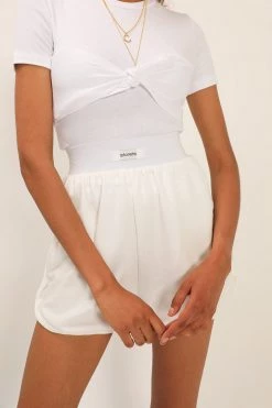 STORETS SALE Mia Ribbed Trim Runner Shorts CLOTHING