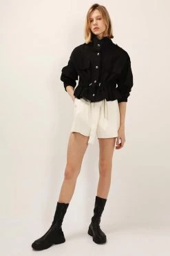 STORETS CLOTHING Nadia Linen Safari Jacket