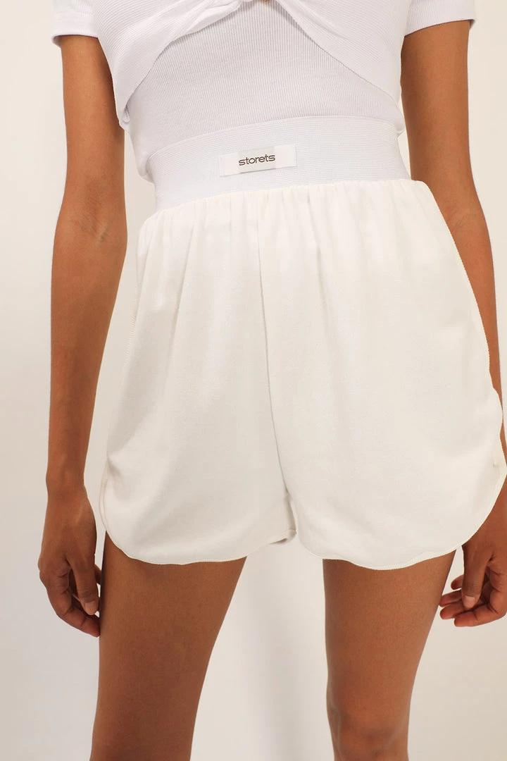 STORETS SALE Mia Ribbed Trim Runner Shorts CLOTHING