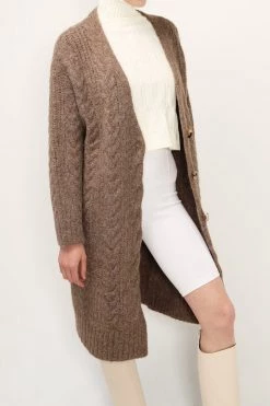 STORETS SALE Zoe Cable Knit Cardigan