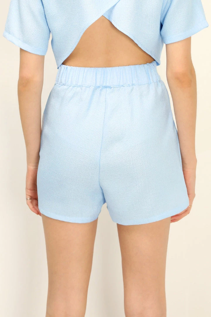 STORETS Valeria Pintuck Shorts