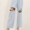 STORETS Kenzie Ripped Cutout Jeans