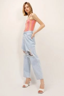 STORETS Kenzie Ripped Cutout Jeans