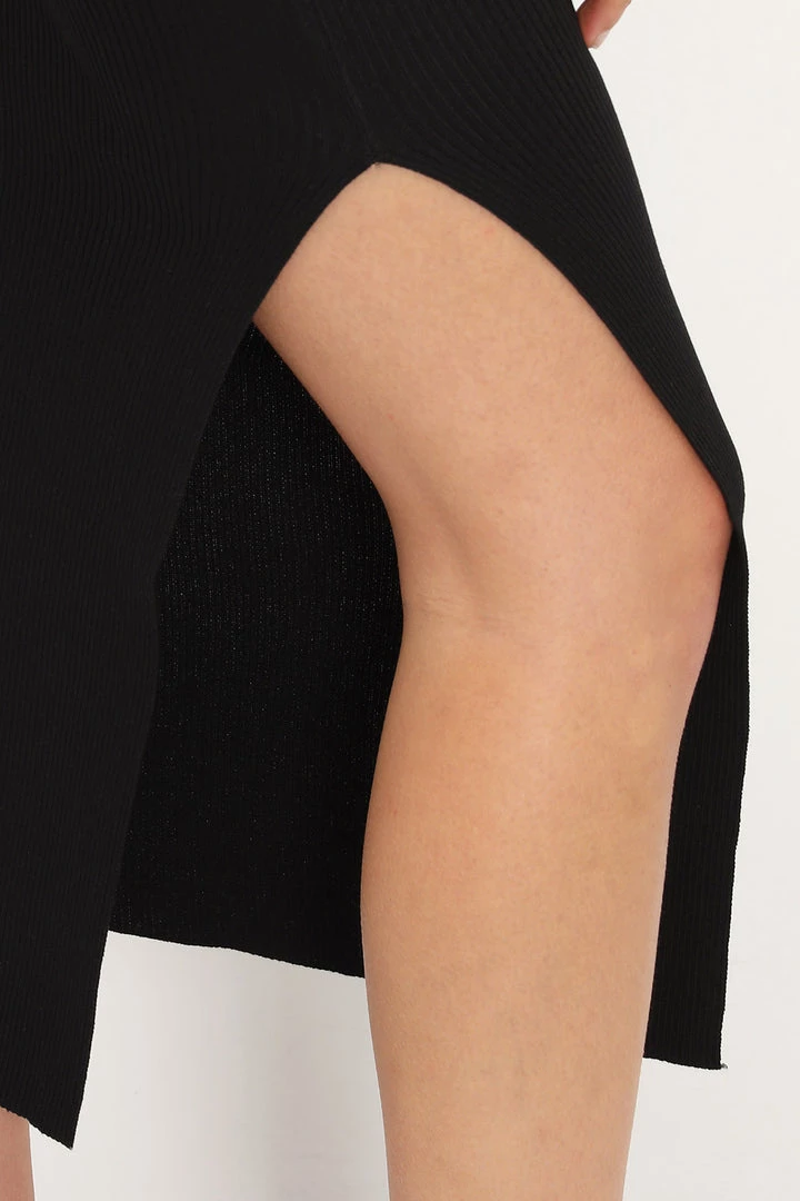 STORETS Kailey Ribbed Cutout Dress