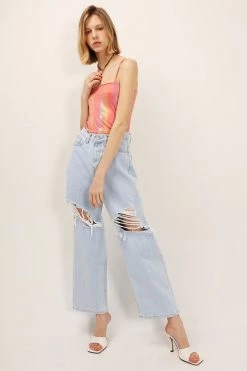 STORETS Kenzie Ripped Cutout Jeans