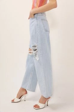 STORETS Kenzie Ripped Cutout Jeans