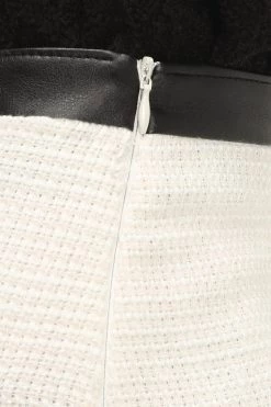 STORETS CLOTHING Ashley Contrast Trim Tweed Skirt