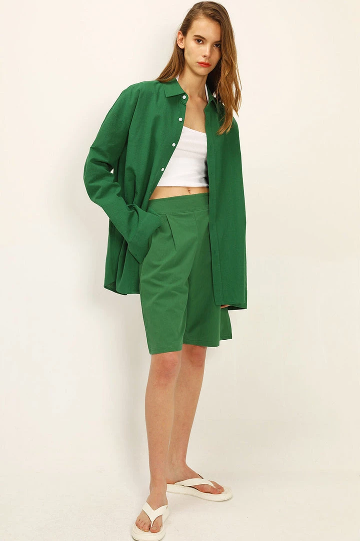 STORETS Influencer Sadie Boyfriend Linen Shirt BEST-SELLERS