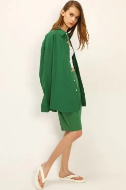 STORETS Influencer Sadie Boyfriend Linen Shirt BEST-SELLERS