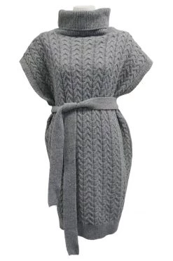 STORETS CLOTHING Rey Knit Belted Mini Dress