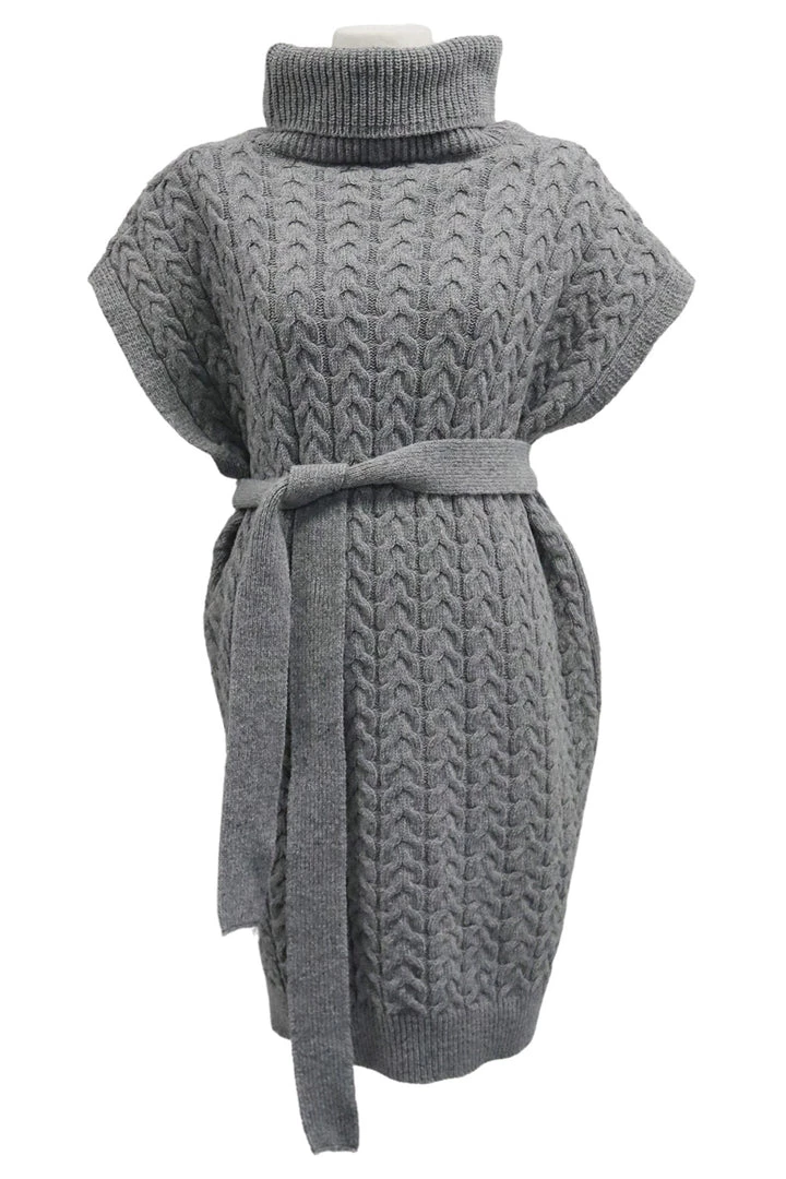 STORETS CLOTHING Rey Knit Belted Mini Dress