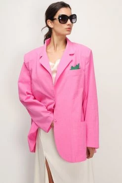 STORETS Brianna Oversized Handkerchief Blazer