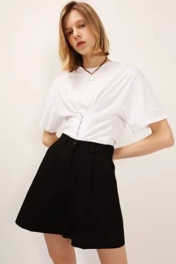 STORETS Maci Pintuck Shorts CLOTHING