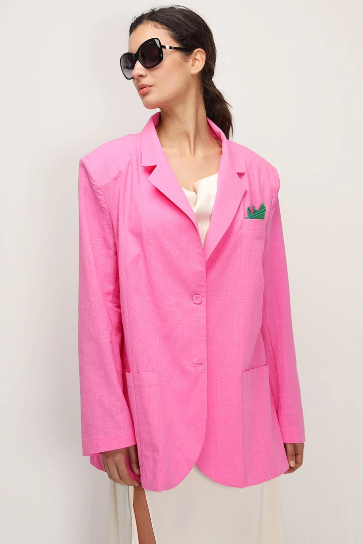 STORETS Influencer Brianna Oversized Handkerchief Blazer