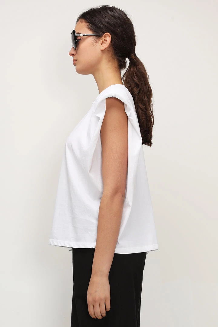 STORETS Elena Padded Shoulder T-shirt BEST-SELLERS