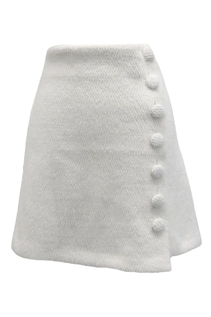 STORETS Raquel Button Up Mini Skirt CLOTHING