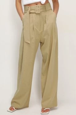 STORETS Hadlee Belted Slouchy Pants CLOTHING