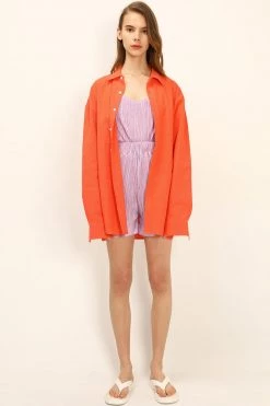 STORETS Sadie Boyfriend Linen Shirt