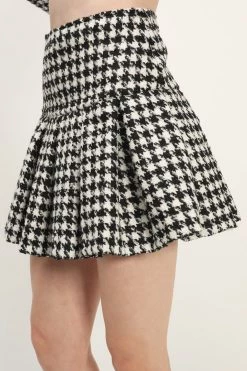STORETS Andrea Houndstooth Skort CLOTHING