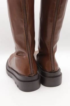 STORETS ACCESSORIES Andrea Faux Fur Trim High Boots