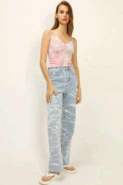 STORETS CLOTHING Summer Tie-dye Strap Top