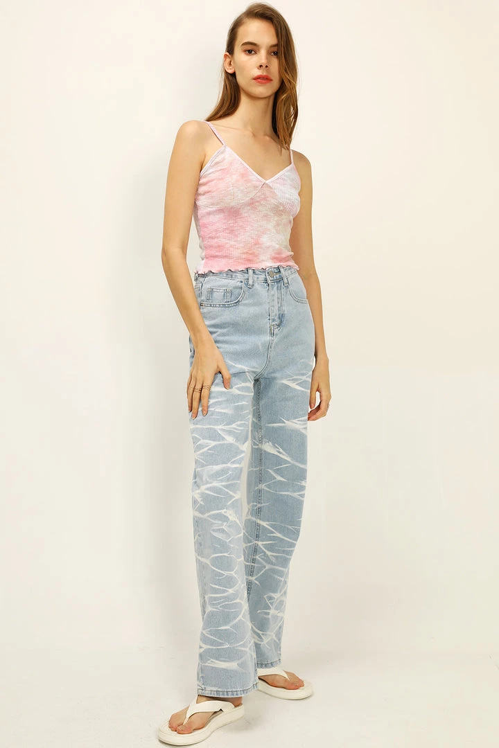STORETS CLOTHING Summer Tie-dye Strap Top