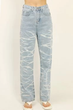 STORETS CLOTHING Zoe Tie-dye Relaxed Jeans