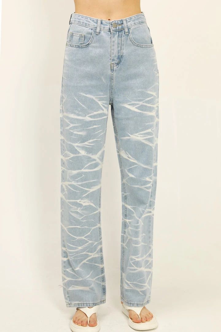 STORETS CLOTHING Zoe Tie-dye Relaxed Jeans