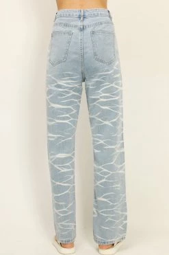STORETS CLOTHING Zoe Tie-dye Relaxed Jeans