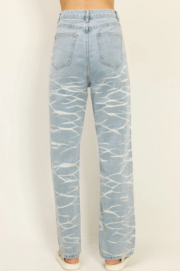 STORETS CLOTHING Zoe Tie-dye Relaxed Jeans