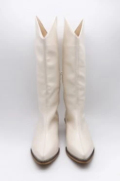 STORETS Zei Pleather Western Boots ACCESSORIES