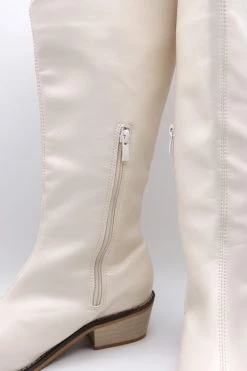 STORETS Zei Pleather Western Boots ACCESSORIES