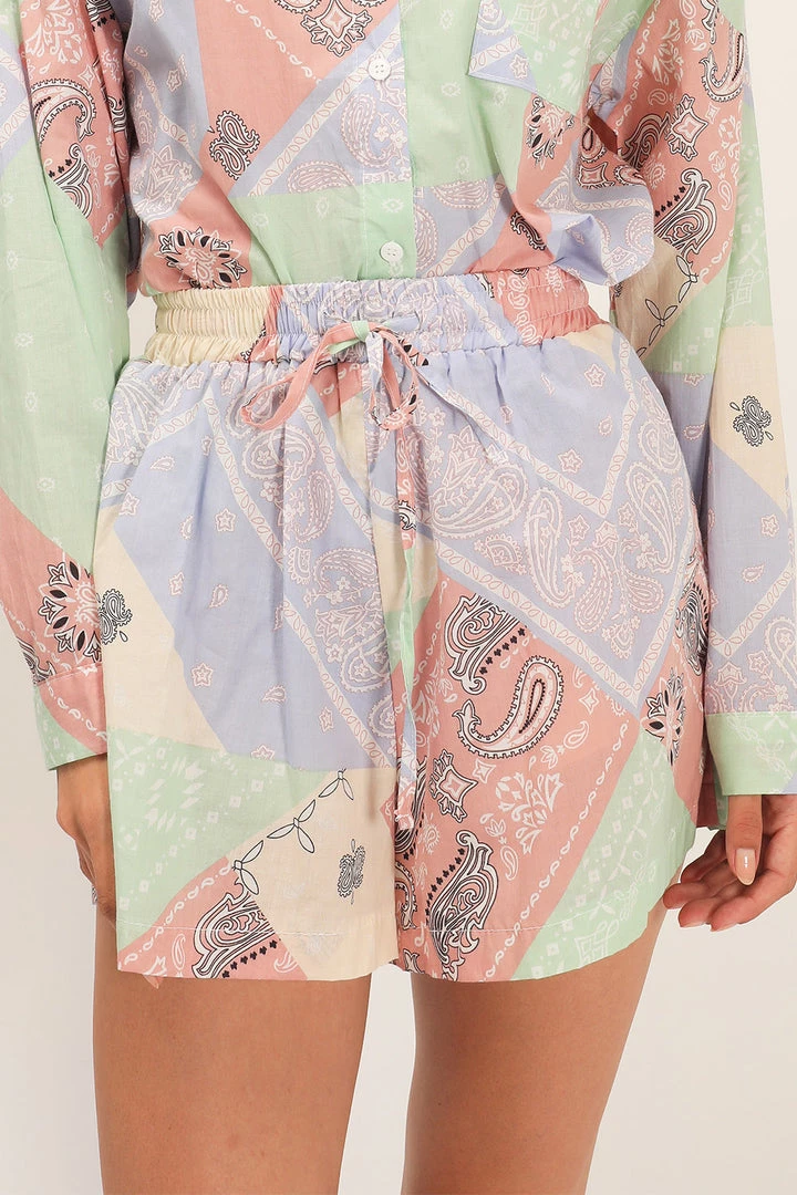 STORETS SALE Hayley Bandana Drawstring Shorts