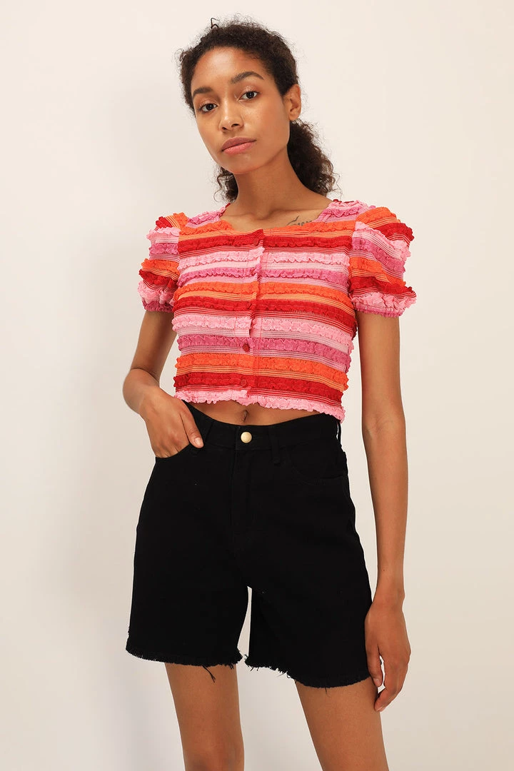 STORETS Blaire Frayed Edge Shorts