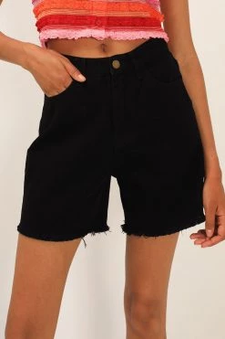 STORETS Blaire Frayed Edge Shorts